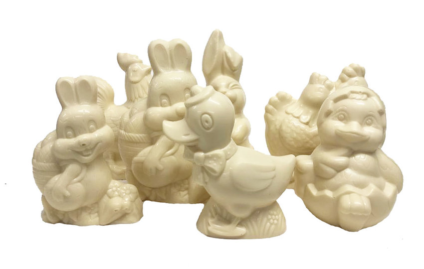 Assortiment Paasfiguren wit