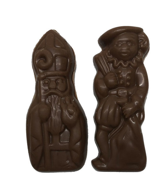Kleine caraque sint en piet melk