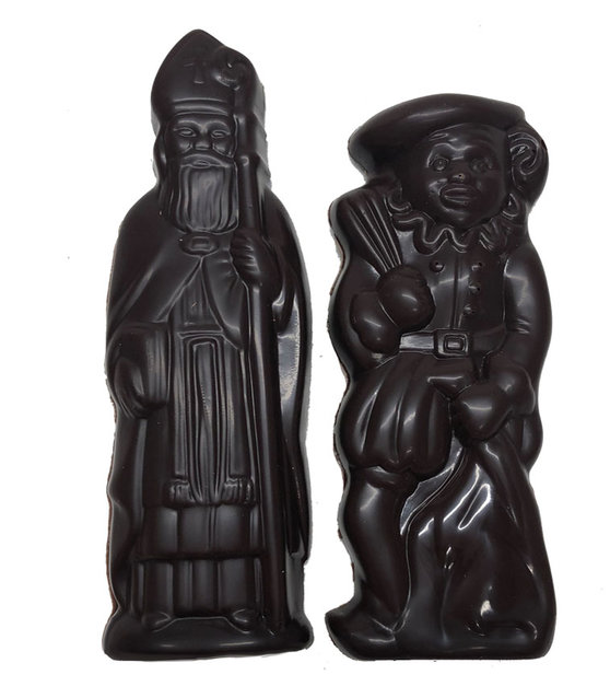 Grote caraque praliné sint en piet puur