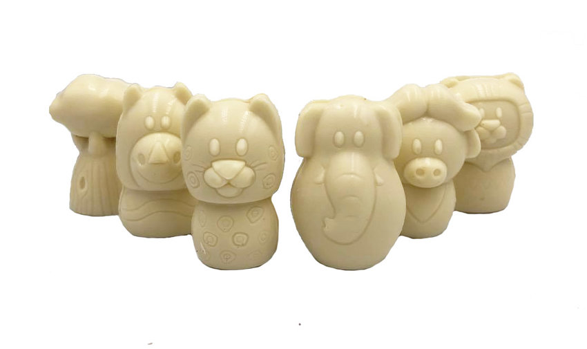 Assortiment mini figuren wit