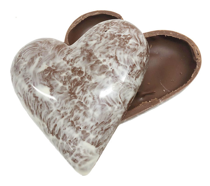 Hart schelp klein melk