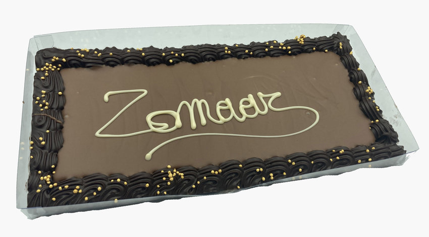 tablet met opschrift