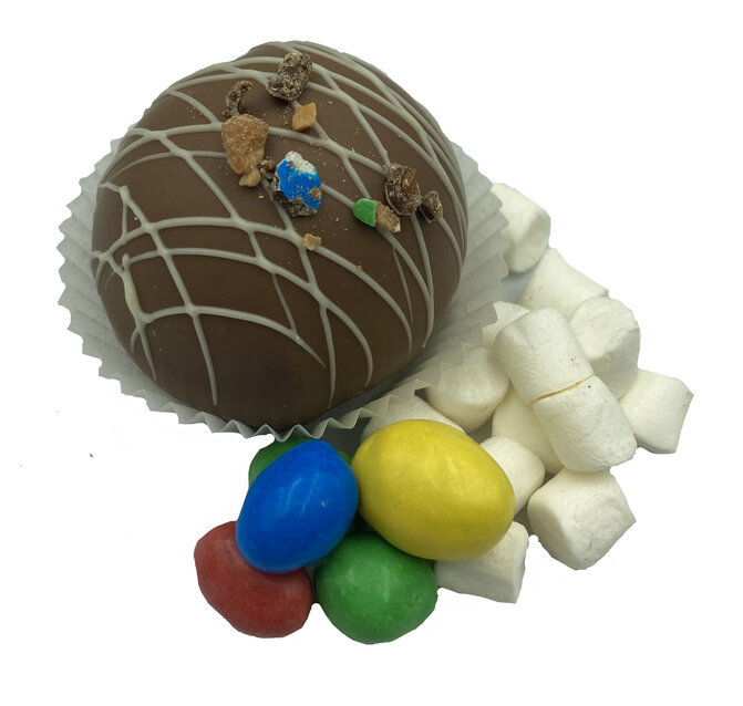 Chocolate bomb m&m's melk
