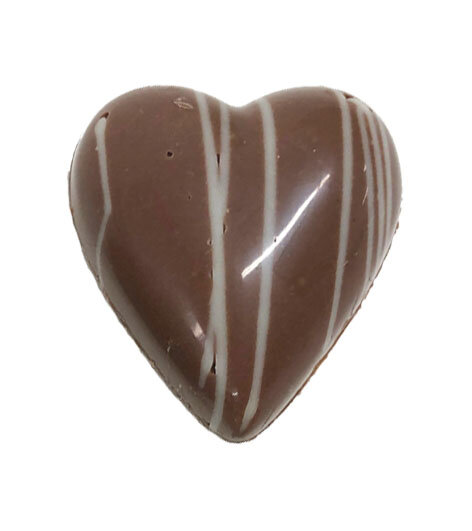 Hearts hazelnut praliné M