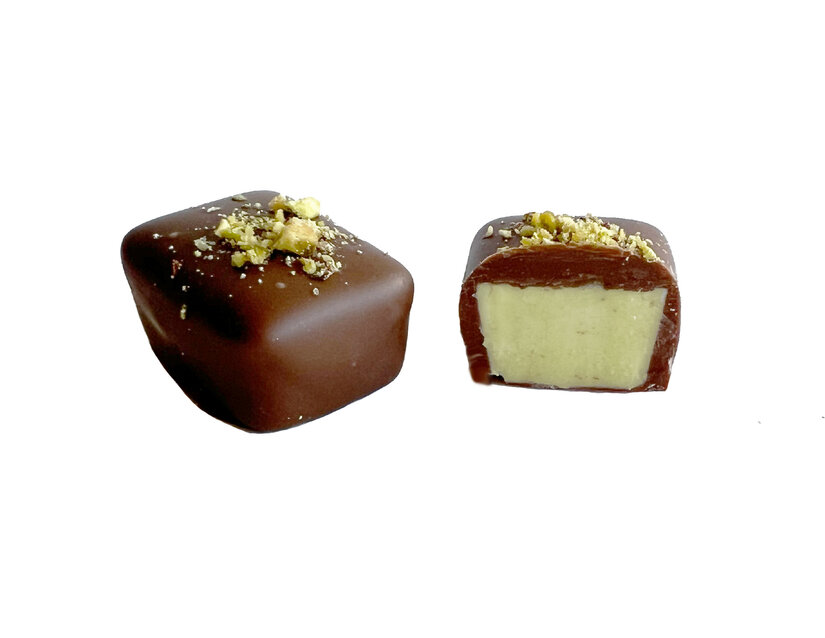 Pistache melk chocolade