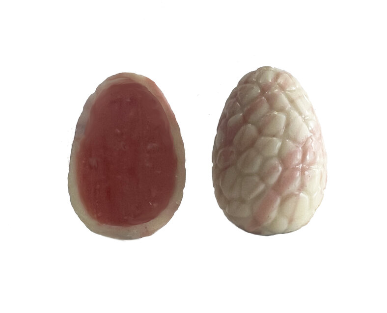 Paaseitje Aardbei Witte Chocolade